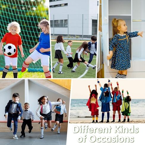 Century Star Kids Soccer Socks Youth Boys Softball Baseball Sock Girls Knee High Socks Sports Stripe Toddler Long in Saudi Arabia