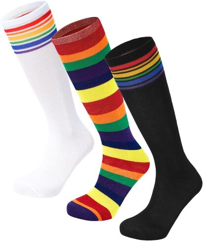 Century Star Kids Soccer Socks Youth Boys Softball Baseball Sock Girls Knee High Socks Sports Stripe Toddler Long in Saudi Arabia