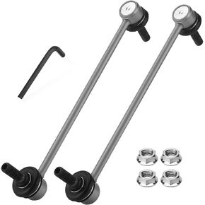 K80899 2pcs Zinc-Nickel Alloy Front Stabilizer Sway Bar Links for 2005 2006 2007 2008 2009 2010 2011 2012 2013 2014 FORD Mustang 4R3Z5K483AA