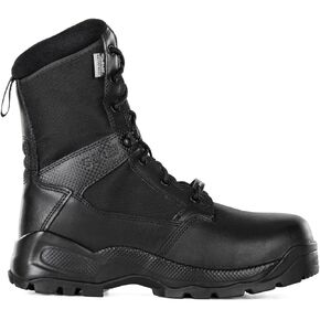 5.11 Tactical Men's A.T.A.C. 2.0 8-Inch Shield Boot, Full Grain Leather Toe, Style 12416, Black