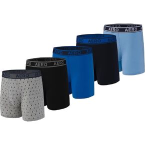 Aeropostale Mens Boxer Briefs-Cotton Stretch Boxer Briefs Underwear