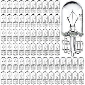 150 Pack 194 Light Bulb W5W 1/4 Wedge Base 12V 5W Clear T10 2825 Car Signal Lucky Plate Light Brake Light Bulb for RV ، Camper ، Cars ، Trucks ، SUVS