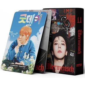55 PCS Bigbang Kpop G-Dragon Album Übermensch Merch G-Dragon Card Drama Lomo Cards, Photocards
