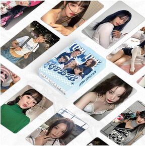 55PCS Gi-dle Laser Lomo Cards Laser Photocards Music Album Photo Cards Fan Merch