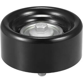 UXCELL DRIVE BELT TENECTINER ASSECSION ASCESSORY PULLEY NO.12605492 لشيفروليه سيلفرادو 2500 HD GAS 2020-2023 الأسود المعدن