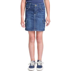 YMI Jeans Girls Cargo Pocket Denim Skirt