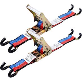 2" x 2.5'Steering Wheel Lock with Coated Claw Hooks,2 Pack, Seat Belt Lock, Anti-Theft Device,for Wrecker Tow Truck,Multi-Functional, Fit Most Vehicle, SUV, Golf Cart Security