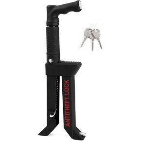 Anti Theft Car Device Brake Pedal Lock, Quick Installation and Release Car Security Clutch Lock for Cars, SUV's, Van (5-15mm)
