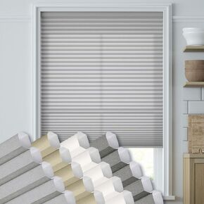 SelectBlinds Cellular Shades | Honeycomb Blinds for Windows Cordless Light Filtering, Fabric, Sample Kit