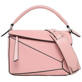 Lychee pattern with embossed bags cow leather puzzle purses shoulder crossbody handbags for women