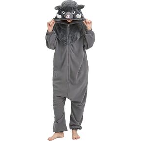 Wild Boar Onesie Pajamas,Wild Boar Costume animal Pajamas
