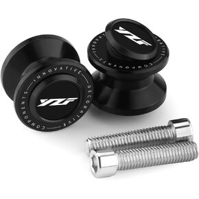 Motorcycle Rear Stand Swingarm Spools Bobbins Frame Sliders 6MM Compatible with Yamaha YZF R7 R3 R1 R6 R9 R1S R1M R6S 1998-2022 2023 2024 2025 YZFR3 YZFR7 YZFR1 YZFR6 YZFR9 Accessories (Blue)