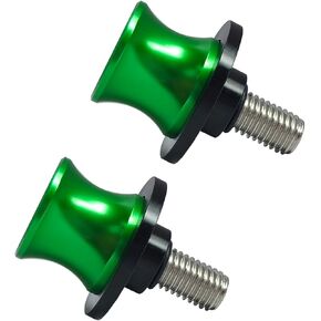 2pcs M8 X1.5 Motorcycle Swing Arm Spools Sliders CNC 8mm Swingarm Stand Screw Replacement for Ninja 650 400 1000 CBR1000RR CBR600RR GSXR750 GSXR1000 S1000RR Z900 ZX10R ZX6R（Red)