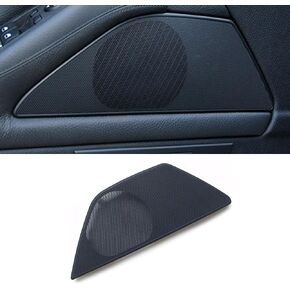 Compatible with BMW 5 Series, Front Door Horn Loudspeaker Cover Interior Left/Right Sound Audio Speaker Cover Trim Replacement for BMW F10 F11 F18 520 523 525 530 (Beige Right)