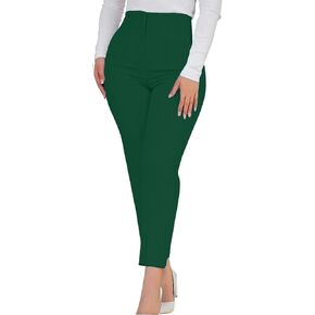 BIRW Womens High Waisted Pants 2025 Trendy Skinny Business Work Casual Pencil Trousers with Pockets