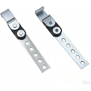 2-Pack Universal Exhaust Hanger with Swivel Design - Heavy Duty RV Generator & Muffler Pipe Hanger Brackets for Most Vehicles