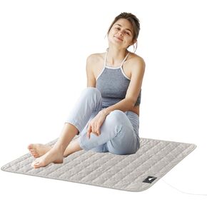 Grounding Mat Cotton Grounded Pad Silver Fiber Earth Connected Mat for Bed (35"x 50",Grey) Improves Sleep, Promotes Circulation