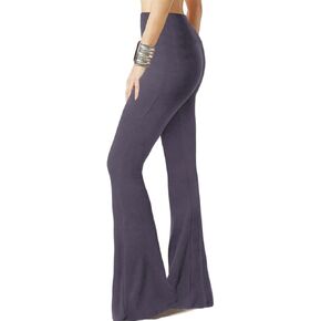 WSPLYSPJY Women's Print Stretch Bell Bottom Flare Palazzo Pants Trousers
