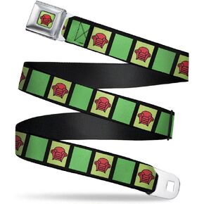 Buckle-Down Nickelodeon Belt, Seatbelt Buckle Belt, Blues Clues Steves Stripe and Thinking Chair, Mens Womens Kids Adjustable