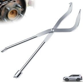 Brake Spring Pliers, Drum Brake Adjusting Tools, Shoe Return Spring Install & Remove Brake Tools, Double Ended Brake Pistonremoval Pliers, Drum Brake Spring Tool Suitable for Most Cars
