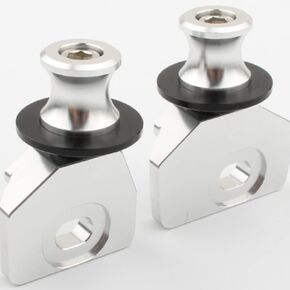Swing Arm Spools Silver, Compatible with Honda CBR650R CB650R CB650F CBR650F, Swing Arm Sliders Stand Bobbins