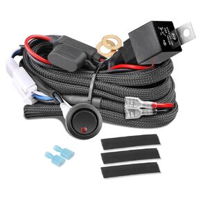 تسخير الأسلاك 2 Lead ، FastChoy Auto 12V Nylon LED BAR LID BAR TIRING ARINGIN THE FOG LIGH