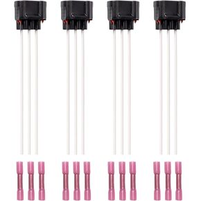 ENA Set of 4 Electrical Ignition Coil Connector Plug Harness Compatible with Lexus Suzuki Toyota LS500 ES300h UX200 UX250h Grand SX4 Camry RAV4 Avalon Corolla Highlander 3.5L 2.5L for S2438