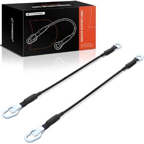 A-Premium Tailgate Support Cable Compatible with Ford Ranger 1993-2011 & Mazda B2300 1994-1997, B2500 1998-2010, B3000 1994-2008, B4000 1994-2010, 16-5/16 Inch, Rear Tailgate, 2-PC Set