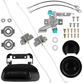 Complete Rear Tailgate Hardware Rebuild Kit Replacement for Ford Super Duty F250 F350 (1999-2007) & F150 (1997-2003), Replace 72958 FO1900113 FO1900121