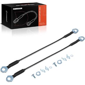 كابل دعم الباب الخلفي A-premium متوافق مع Toyota Tundra 2007-2022 ، 17-3/4 بوصة ، سائق خلفي خلفي ، جانب ركاب ، مجموعة 2-PC ، استبدل# 657700C070 ، 6577700C060
