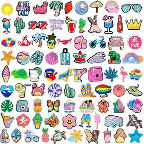 سحر الأحذية في هاواي الصيف 100 PCS الحفلات الحفلات الهدايا سحر نساء لحفلات التمساح DIY هدايا