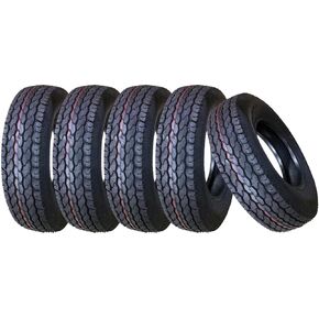 Free Country 5 New Trailer Tires ST225/75D15 225 75 15 H78-15 Bias 8PR LRD 11022