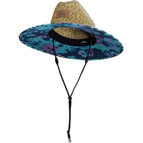 Quiksilver Boys' Pierside Print Straw Sun Hat