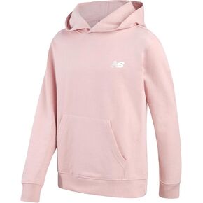 New Balance Boys' Athletic Hoodies - Performance Fleece Pullover Hoodie Sweatshirt with Stylish Back Graphic Print (8-20), Size 18-20, Orb/Pink