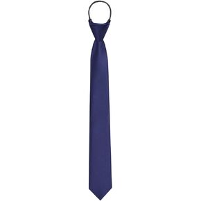 Boys Zipper Tie للأعمار من 8 إلى 12 عامًا ، Kids Necktie لحفلات الزفاف ، والتخرج المدرسية ، والزي الرسمي ، وأحداث الكنيسة