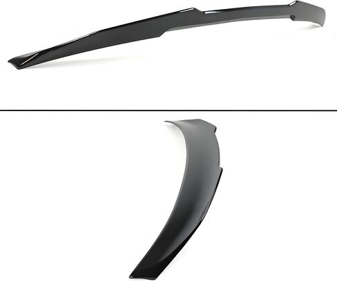 جناح المفسد الجذع الخلفي مناسبة ل infiniti Q50/ Q50s/ 2.0T/ 3.0T/ Luxe/ Premium 2014-2024 4-Door سيدان ، Gloss Black PSM Decklid Lip Accessories in Kuwait