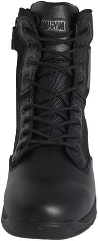 MAGNUM - Strike Force 8" Side Zipper Tactical Boots - Designed for Police, EMS, Security, Military, Hunting & Motorcycle w/Slip Resistant Michelin Outsole in Saudi Arabia