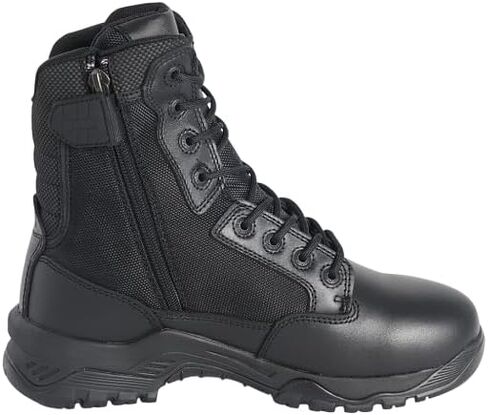 MAGNUM - Strike Force 8" Side Zipper Tactical Boots - Designed for Police, EMS, Security, Military, Hunting & Motorcycle w/Slip Resistant Michelin Outsole in Saudi Arabia