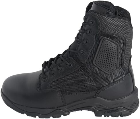 MAGNUM - Strike Force 8" Side Zipper Tactical Boots - Designed for Police, EMS, Security, Military, Hunting & Motorcycle w/Slip Resistant Michelin Outsole in Saudi Arabia