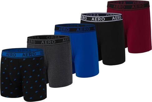 Aeropostale Mens Boxer Briefs-Cotton Stretch Boxer Briefs Underwear in Kuwait