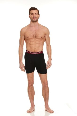 Mens Cotton Stretch Boxer Briefs, Fly or No Fly - Breathable Anti Chafing Tagless, Underwear for Men Multipack in Kuwait