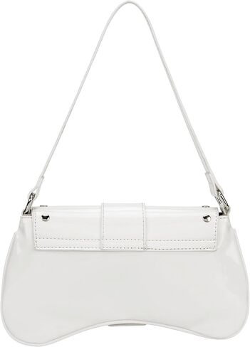 Ayliss Women's Shoulder Bag Small Purse Y2K Handbag Rivet Punk Hobo Purse with Buckle Top Handle Clutch Trendy Bag Club in Kuwait