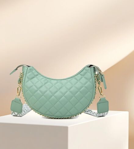 myfriday Leather Crossbody Hobo Bag for Women Lightweight Crescent Travel Sling Shoulder Bag with Removable Strap in Saudi Arabia