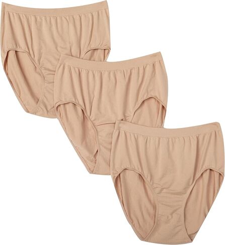 Bali Women's 3-Pack Solid Microfiber Full Brief Panty in Saudi Arabia