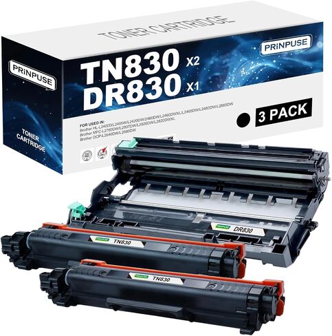 وحدة الطبل DR830 متوافقة مع وحدة الطبل Brother DR830 DR-830 ​​لطابعة Brother HL-L2400D HL-L2405W HL-L2460DW HL-L2465DW HL-L2480DW DCP-L2640DW MFC-L2820DW in Saudi Arabia