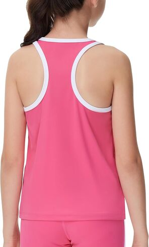 THE GYM PEOPLE Girl's Athletic Tank Tops Racerback Sleeveless Running Yoga Workout Shirts in Kuwait