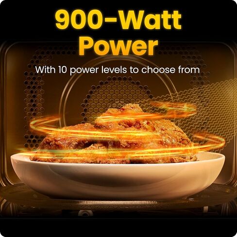 فرن ميكروويف شيفمان كونترتوب 0.9 قدم مكعب. قدم. ميكروويف رقمي من الفولاذ المقاوم للصدأ 900 وات مع 6 إعدادات مسبقة، وضع اقتصادي، خيار كتم الصوت، وظيفة الذاكرة، قفل أمان للأطفال، المطبخ، المنزل، أساسيات النوم in Kuwait