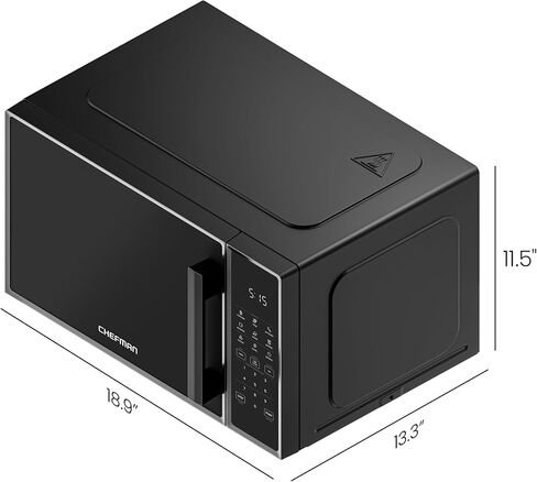فرن ميكروويف شيفمان كونترتوب 0.9 قدم مكعب. قدم. ميكروويف رقمي من الفولاذ المقاوم للصدأ 900 وات مع 6 إعدادات مسبقة، وضع اقتصادي، خيار كتم الصوت، وظيفة الذاكرة، قفل أمان للأطفال، المطبخ، المنزل، أساسيات النوم in Kuwait