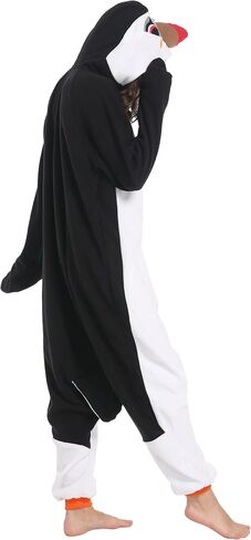 Darkcom Kids Animal Onesie ، Women and Mens Cosplay Puffin Onesie Assealeen Costume Christmas Pajamas Sleepwear in Kuwait