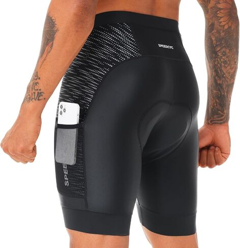 Men’s Bike Shorts 4D Padded Cycling Bicycle Road Biking Mountain Riding UPF 50+ Cycle Shorts in Saudi Arabia